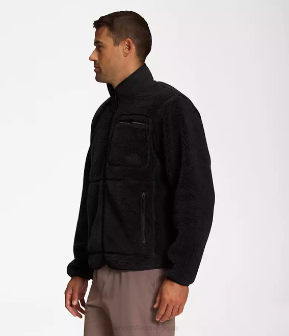 tnf noir Hommes The North Face veste zippée à poils extrêmes 62XR546