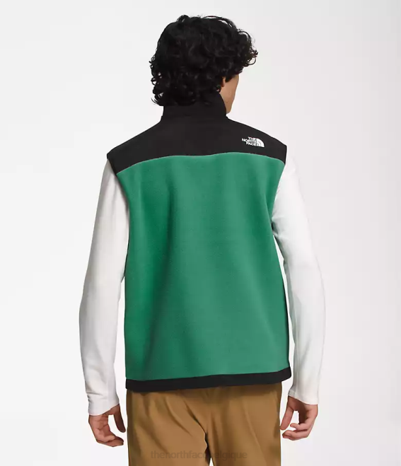 vert herbe profonde Hommes The North Face gilet denali 62XR601