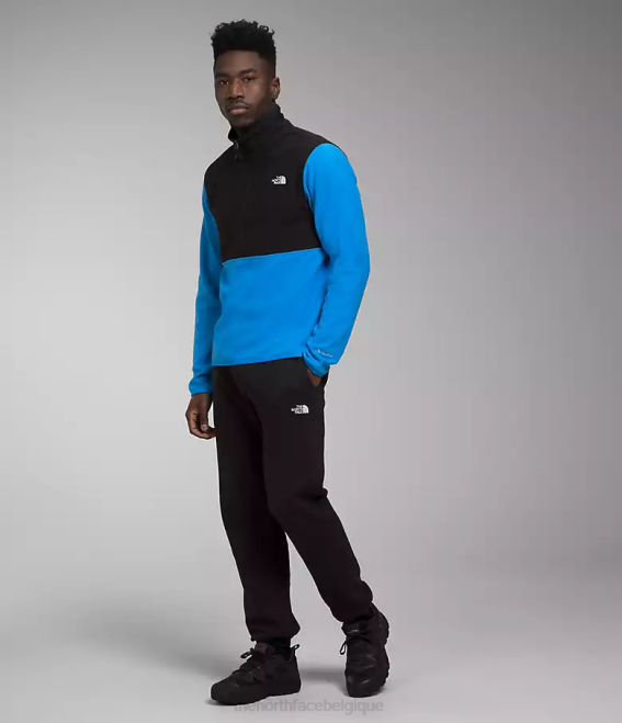 bleu optique/noir tnf Hommes The North Face alpine polartec 100 -zip 62XR776