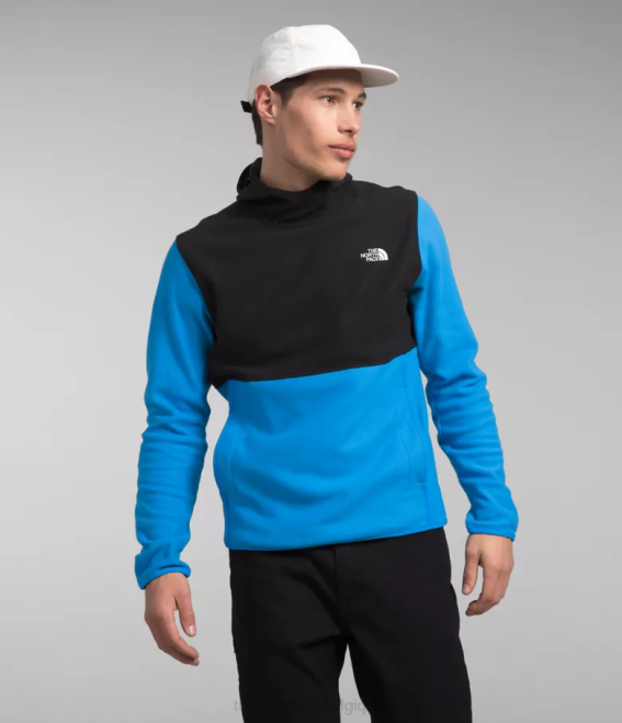 bleu optique/noir tnf Hommes The North Face pull alpin polartec 100 62XR119