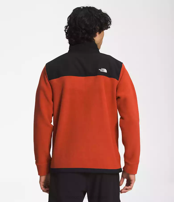 bronze rouillé/noir tnf Hommes The North Face alpine polartec 200 -zip 62XR358