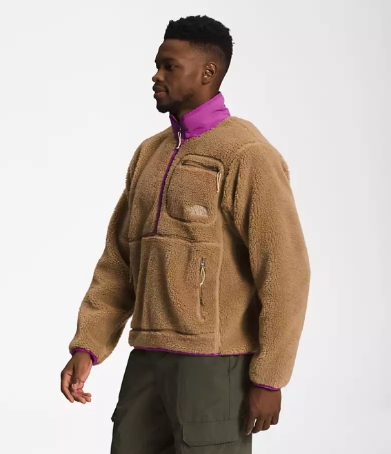 fleur de cactus utilitaire marron/violet Hommes The North Face pull à poils extrêmes 62XR122