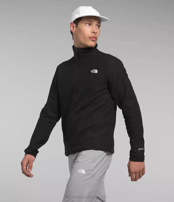tnf noir Hommes The North Face alpine polartec 100 -zip 62XR778