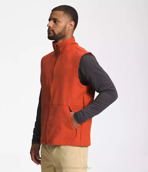 bronze rouillé bruyère foncée Hommes The North Face gilet softshell camden 62XR646