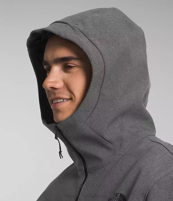 tnf gris foncé chiné Hommes The North Face sweat à capuche apex bionic 3 62XR995