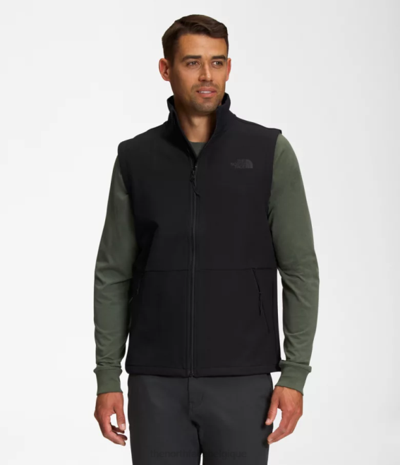 tnf noir chiné Hommes The North Face gilet softshell camden 62XR643