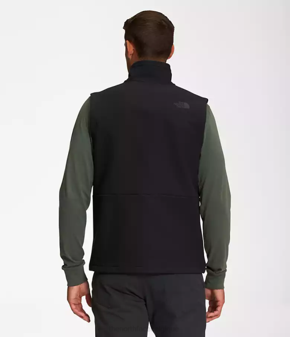 tnf noir chiné Hommes The North Face gilet softshell camden 62XR643