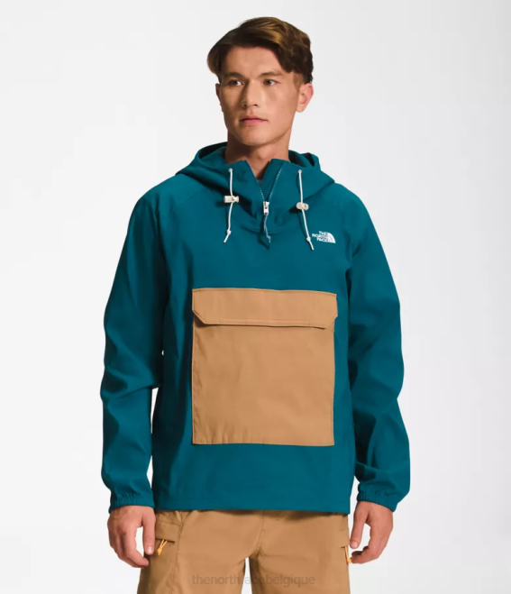 bleu corail/marron utilitaire Hommes The North Face pull classe v 62XR594