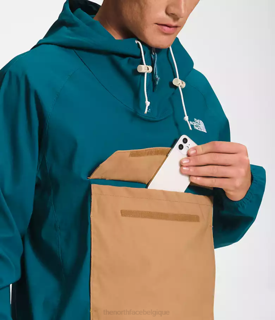 bleu corail/marron utilitaire Hommes The North Face pull classe v 62XR594