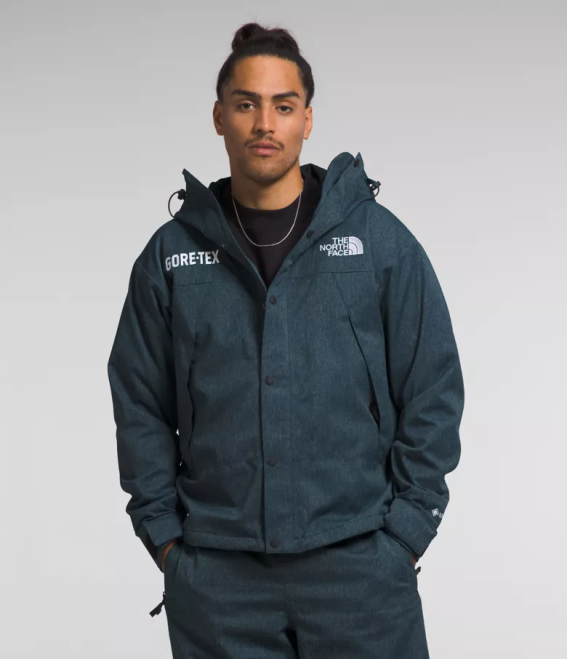 bleu jean/noir tnf Hommes The North Face veste de montagne gtx 62XR542