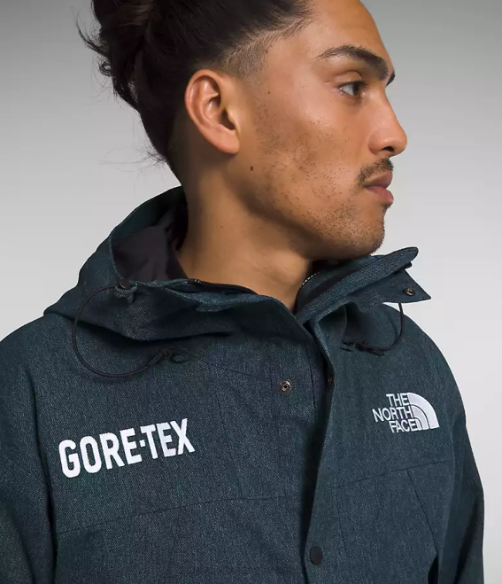bleu jean/noir tnf Hommes The North Face veste de montagne gtx 62XR542