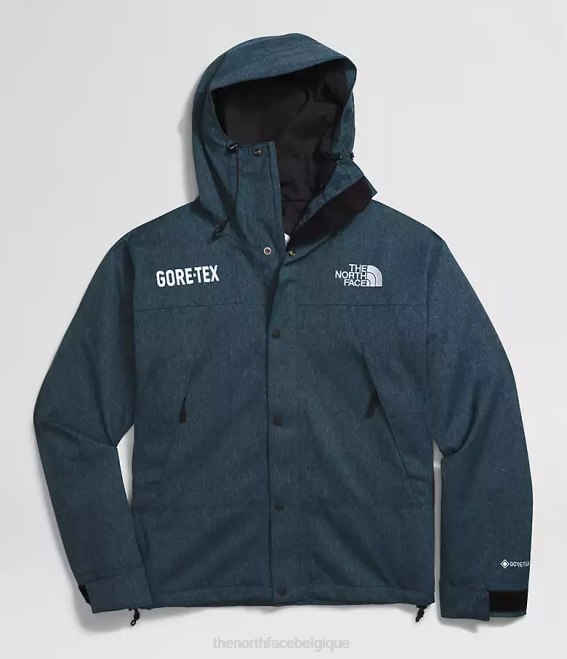 bleu jean/noir tnf Hommes The North Face veste de montagne gtx 62XR542