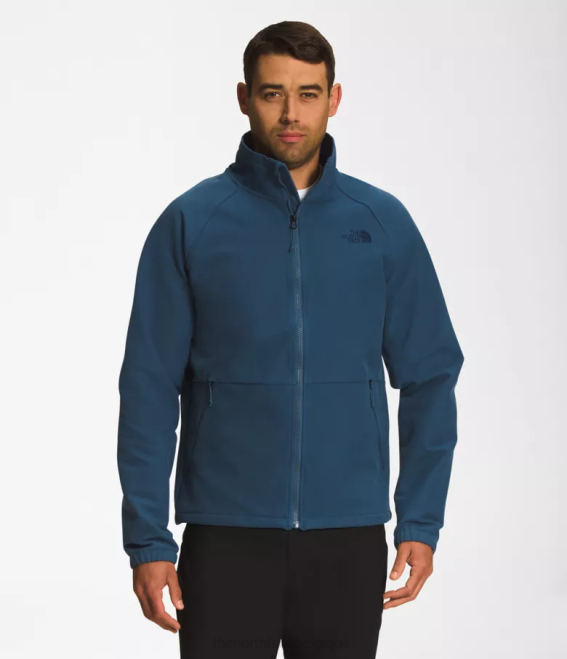 bleu ombragé chiné foncé Hommes The North Face veste softshell camden 62XR481