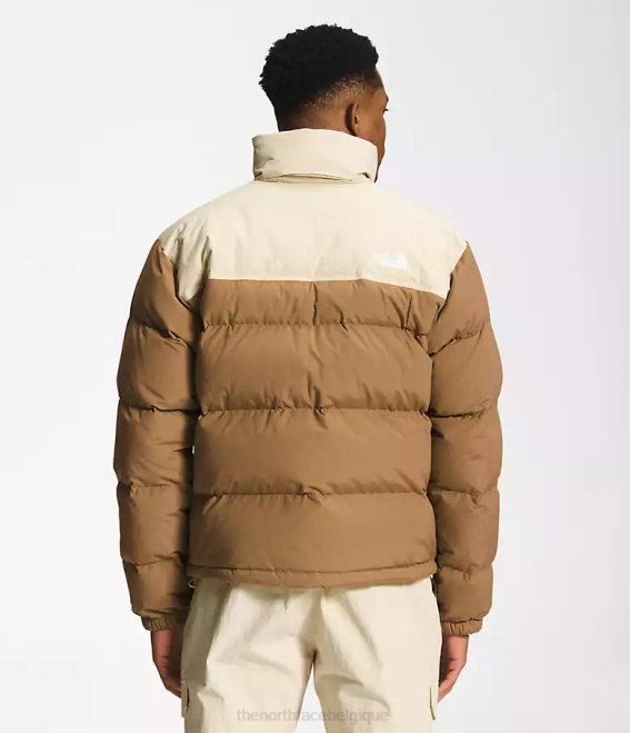 brun utilitaire/gravier Hommes The North Face 92 nuptse hi-tek low-fi 62XR827