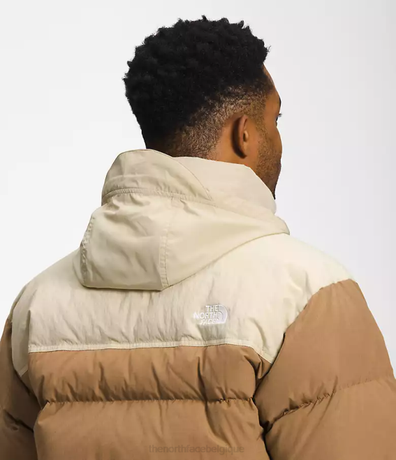 brun utilitaire/gravier Hommes The North Face 92 nuptse hi-tek low-fi 62XR827