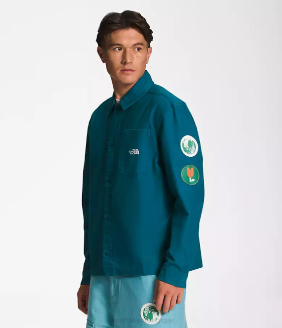 corail bleu Hommes The North Face cabane de la vallée 62XR11