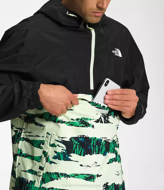 imprimé camouflage noir tnf/marron utilitaire Hommes The North Face anorak antora 62XR701