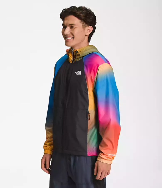 imprimé dégradé bleu super sonique Hommes The North Face veste hydrénaline 2000 62XR103