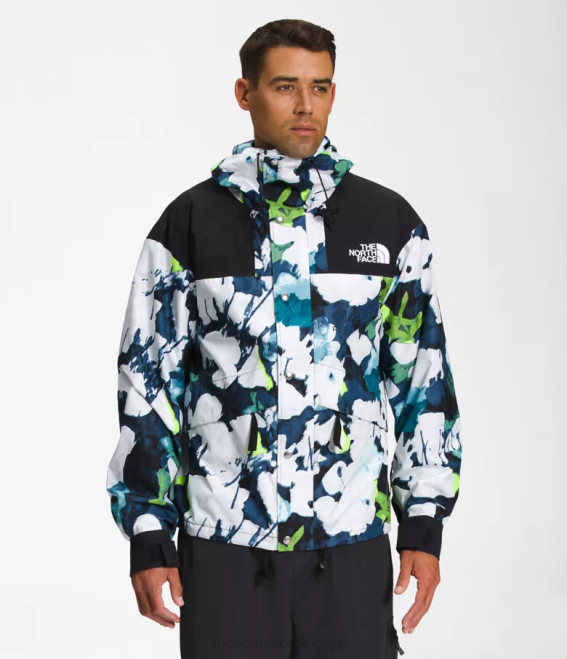 imprimé floral abstrait marine smmt Hommes The North Face veste de montagne rétro 86 62XR1293