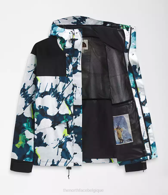 imprimé floral abstrait marine smmt Hommes The North Face veste de montagne rétro 86 62XR1293
