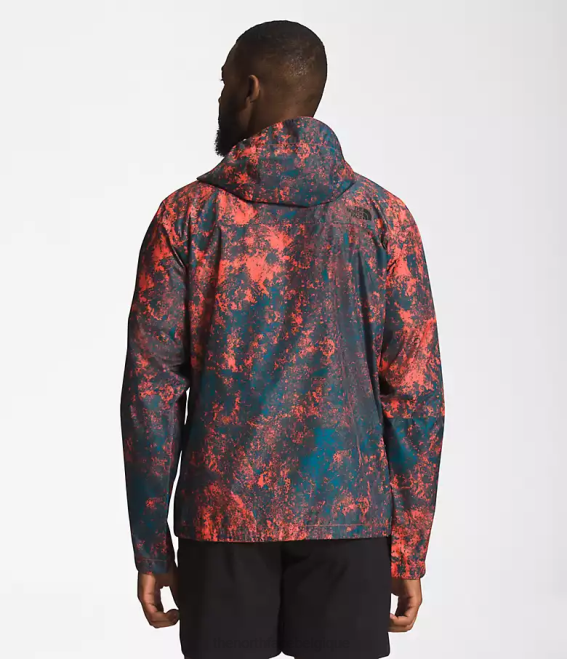 imprimé hyper rock orange rétro Hommes The North Face veste alta vista 62XR1252
