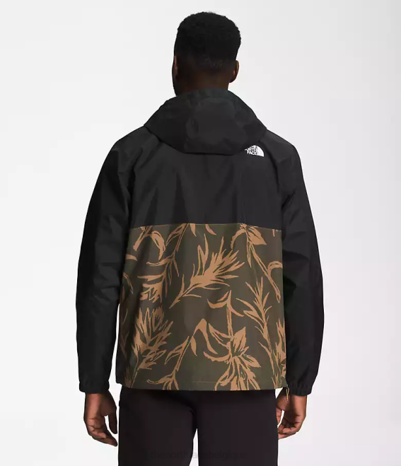 imprimé pinceau tnf noir/marron utilitaire Hommes The North Face anorak antora 62XR700