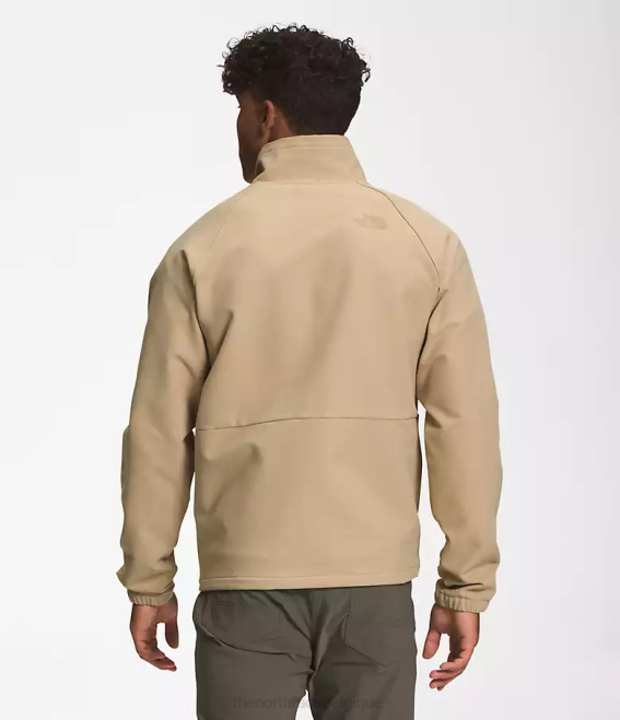 kaki pierre chiné foncé Hommes The North Face veste softshell camden 62XR480
