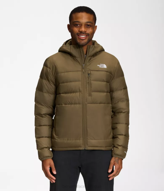 olive militaire Hommes The North Face aconcagua 2 sweat à capuche 62XR596