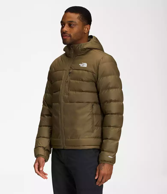 olive militaire Hommes The North Face aconcagua 2 sweat à capuche 62XR596