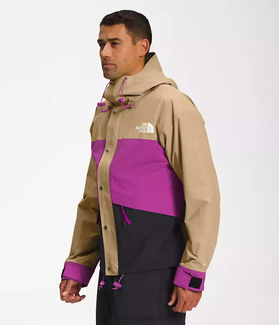 pierre kaki/fleur de cactus violet/noir tnf Hommes The North Face veste de montagne rétro 86 62XR1297