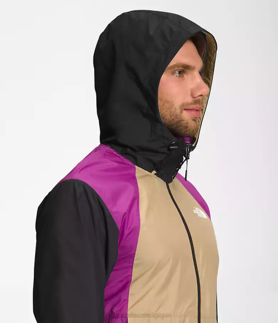 pierre kaki/fleur de cactus violet/noir tnf Hommes The North Face veste hydrénaline 2000 62XR100