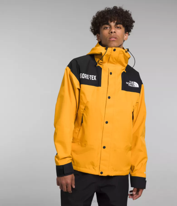 sommet or/tnf noir Hommes The North Face veste de montagne gtx 62XR544