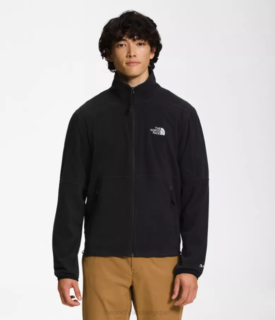tnf noir Hommes The North Face tnf polartec 100 zip intégral 62XR485