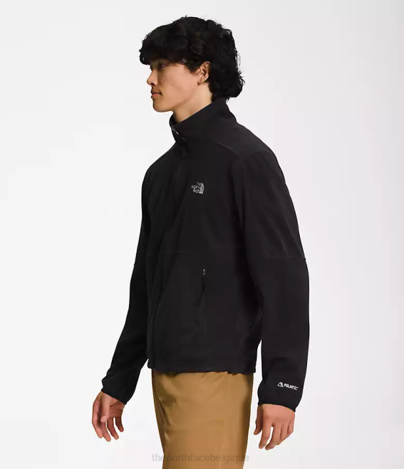 tnf noir Hommes The North Face tnf polartec 100 zip intégral 62XR485