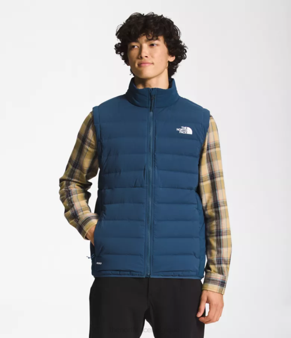 bleu ombragé Hommes The North Face belleview gilet extensible 62XR1034