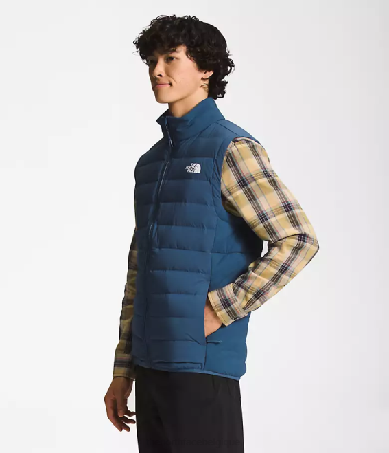 bleu ombragé Hommes The North Face belleview gilet extensible 62XR1034
