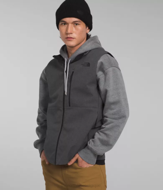 tnf gris foncé chiné Hommes The North Face gilet apex bionic 3 62XR1066