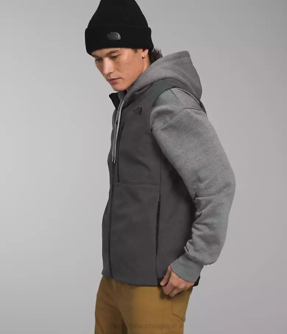 tnf gris foncé chiné Hommes The North Face gilet apex bionic 3 62XR1066