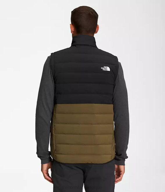 tnf noir/olive militaire Hommes The North Face belleview gilet extensible 62XR1032