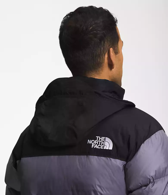ardoise lunaire/noir tnf Hommes The North Face veste nuptse rétro 1996 62XR474
