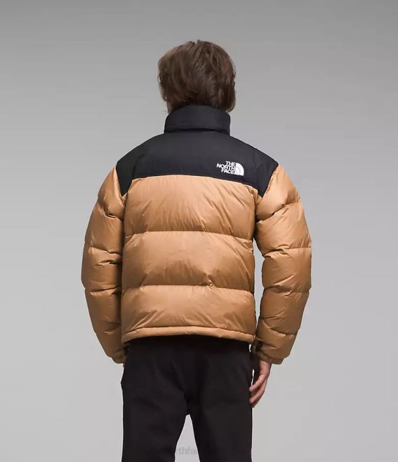 beurre d'amande/tnf noir Hommes The North Face veste nuptse rétro 1996 62XR471