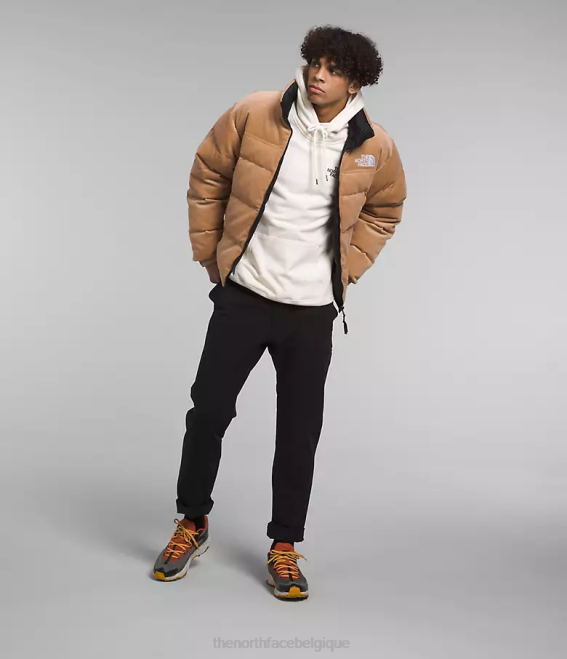 beurre d'amande/tnf noir Hommes The North Face veste nuptse réversible 92 62XR1203