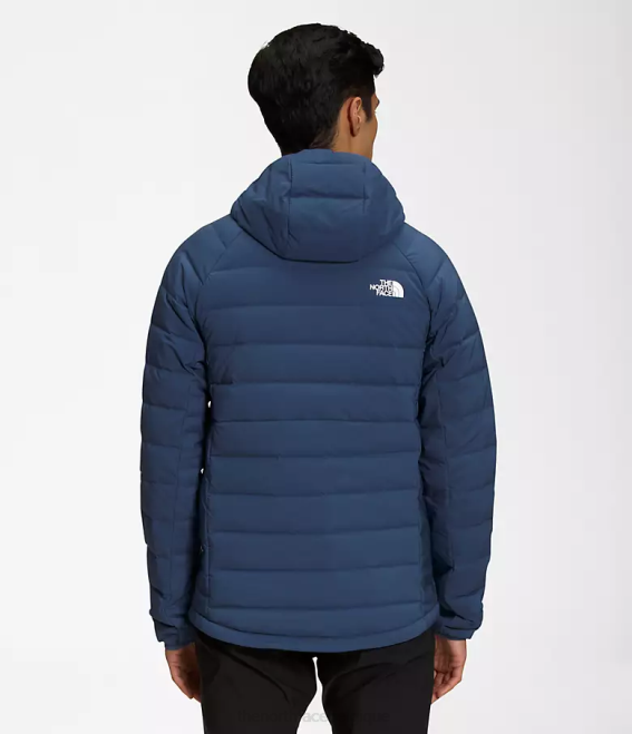 bleu ombragé Hommes The North Face belleview sweat à capuche extensible 62XR919