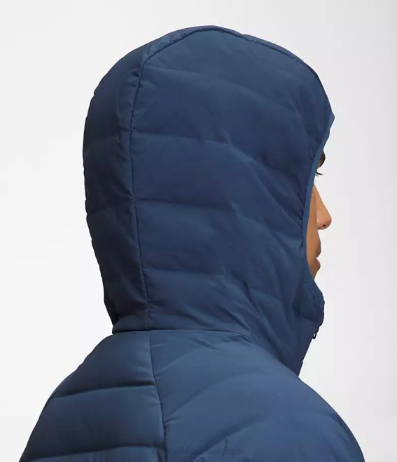 bleu ombragé Hommes The North Face belleview sweat à capuche extensible 62XR919