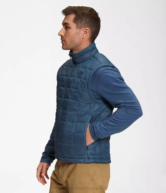 bleu ombragé Hommes The North Face gilet thermoball eco 2.0 62XR1156