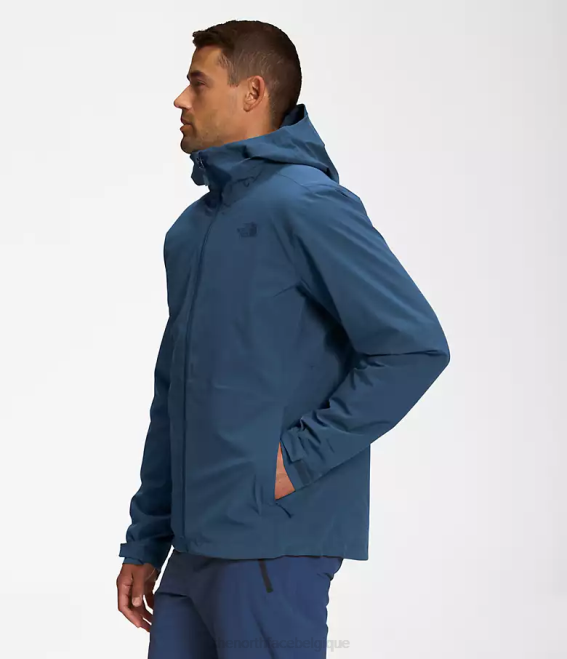 bleu ombragé/marine sommet Hommes The North Face veste thermoball éco triclimatique 62XR477