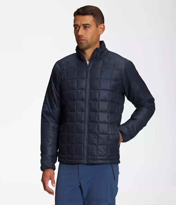bleu ombragé/marine sommet Hommes The North Face veste thermoball éco triclimatique 62XR477