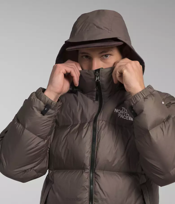 faucon brun Hommes The North Face veste nuptse rétro 1996 62XR470