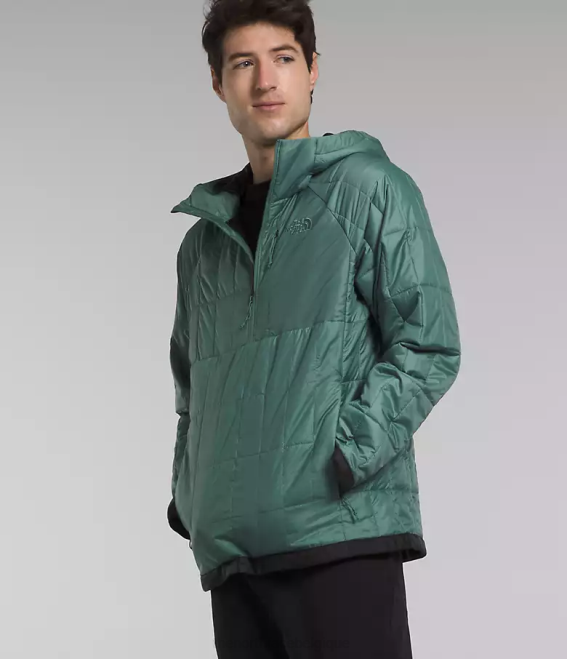 sauge foncée/noir tnf Hommes The North Face Cirloft - pull zippé 62XR767
