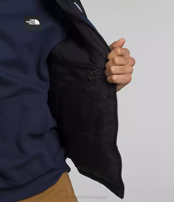 sommet bleu marine/noir tnf Hommes The North Face gilet nuptse rétro 1996 62XR292